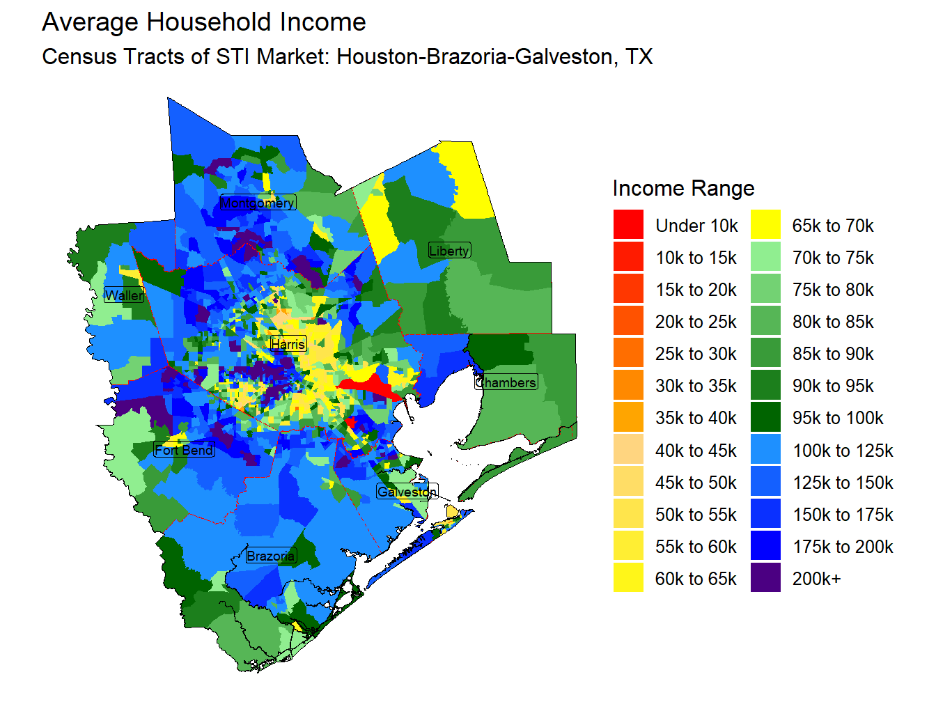 Household Income Thematic