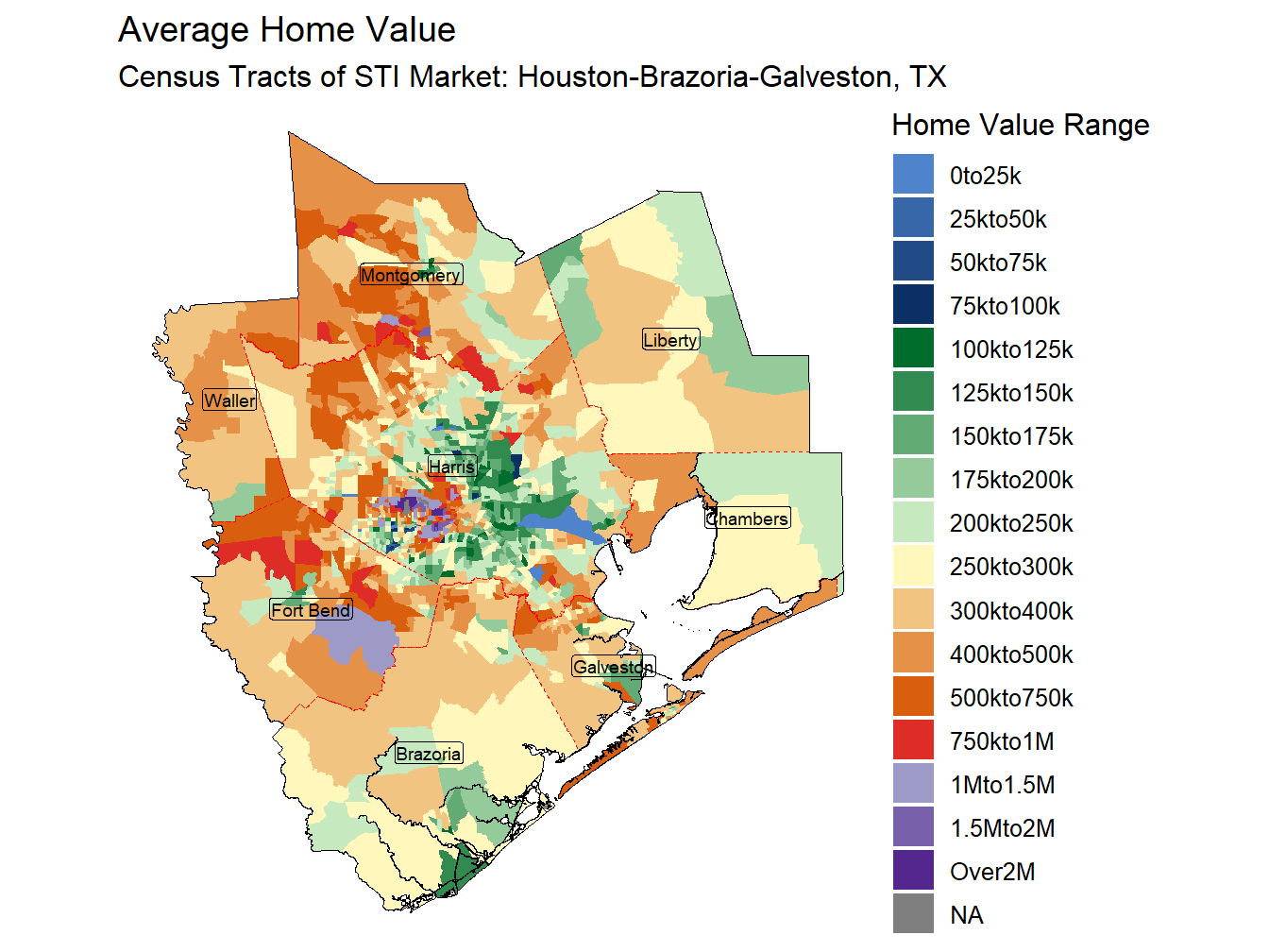 Home Value Thematic