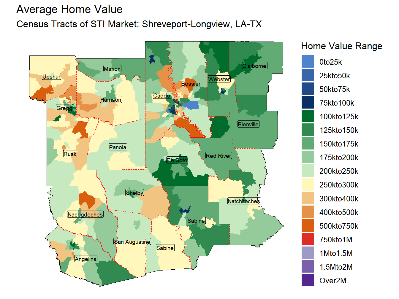 Home Value Thematic