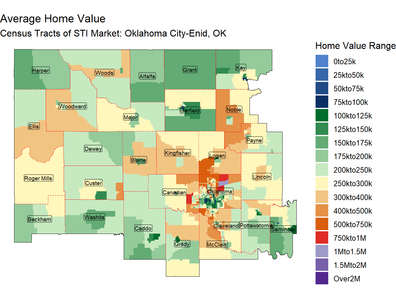 Home Value Thematic