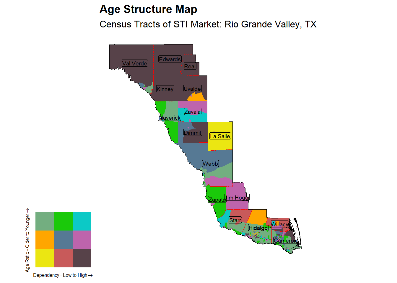 Age Structure Class by Census Tract