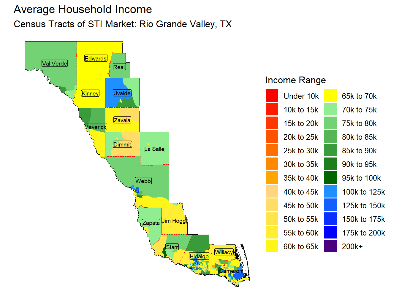 Household Income Thematic