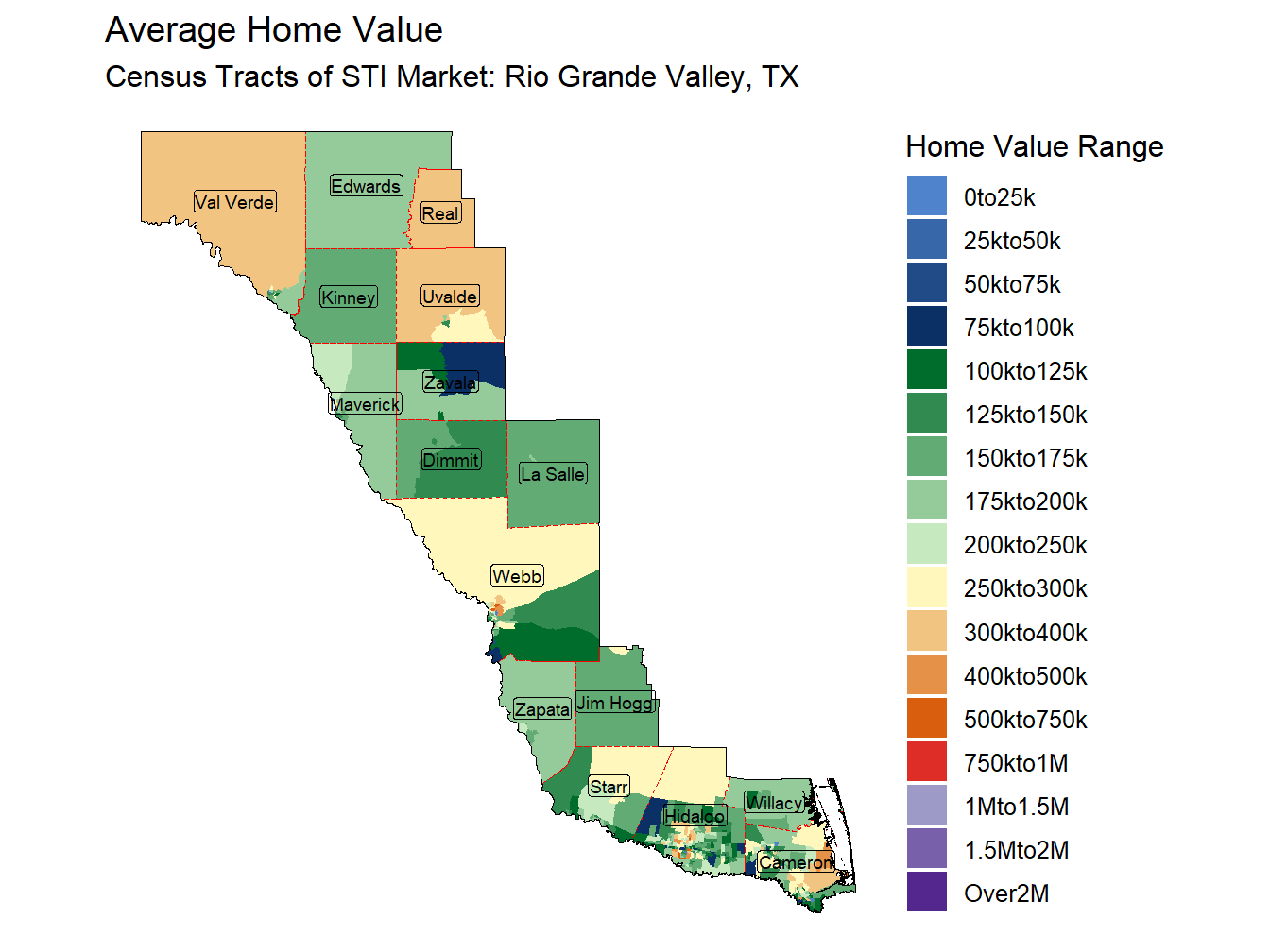 Home Value Thematic