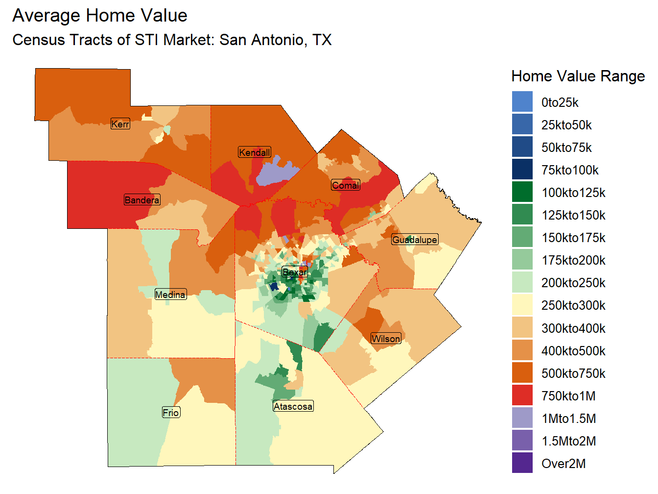 Home Value Thematic