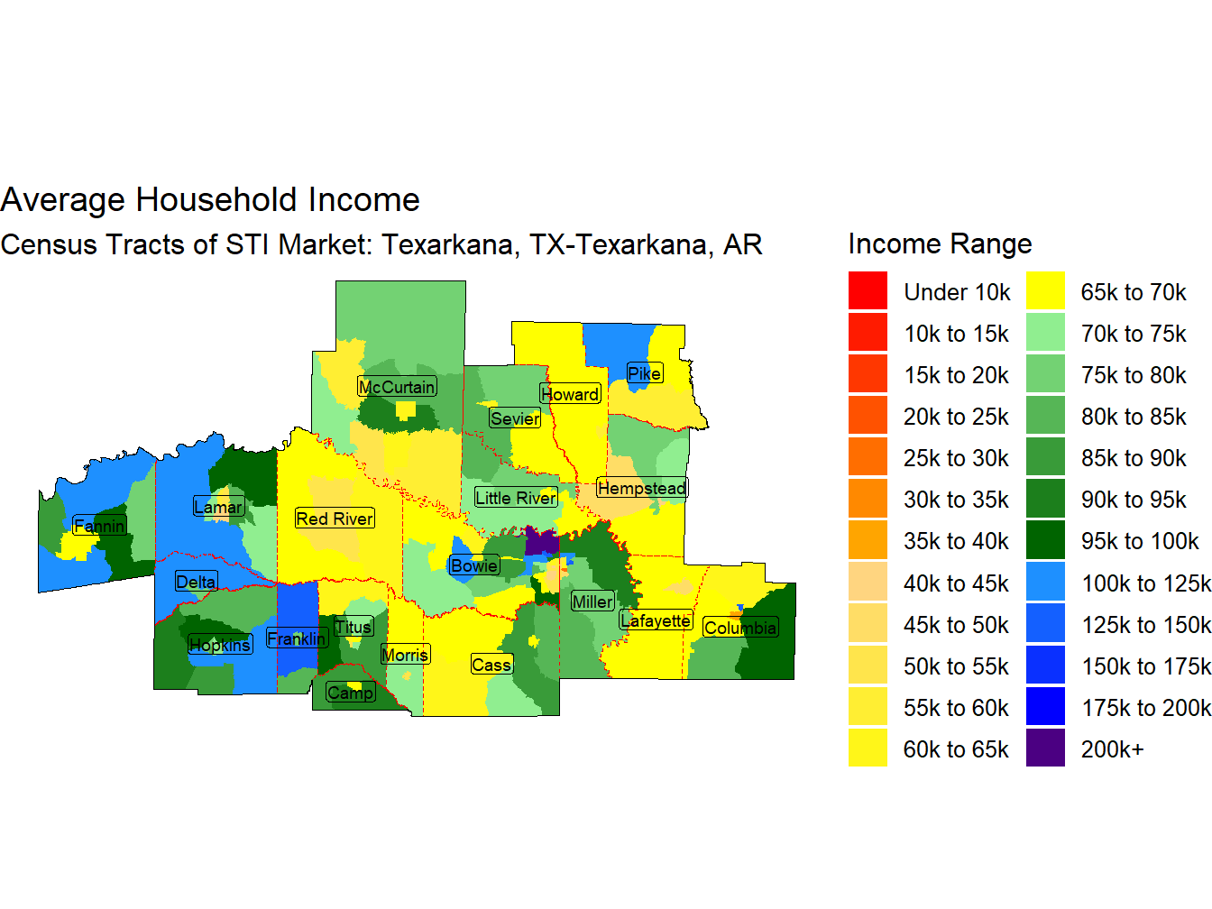 Household Income Thematic