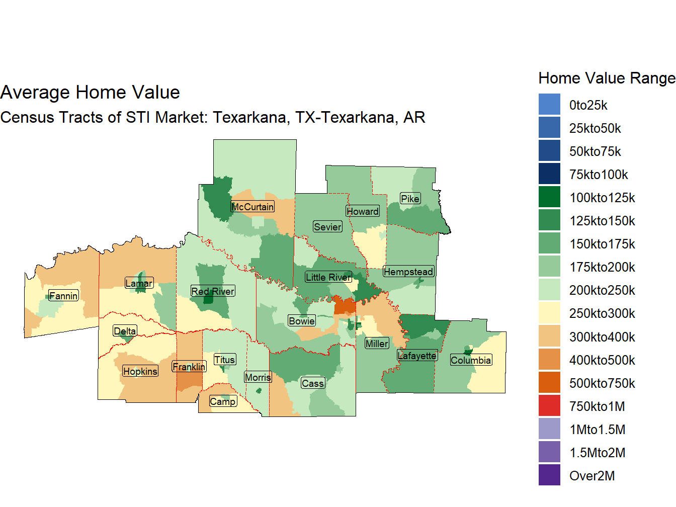 Home Value Thematic
