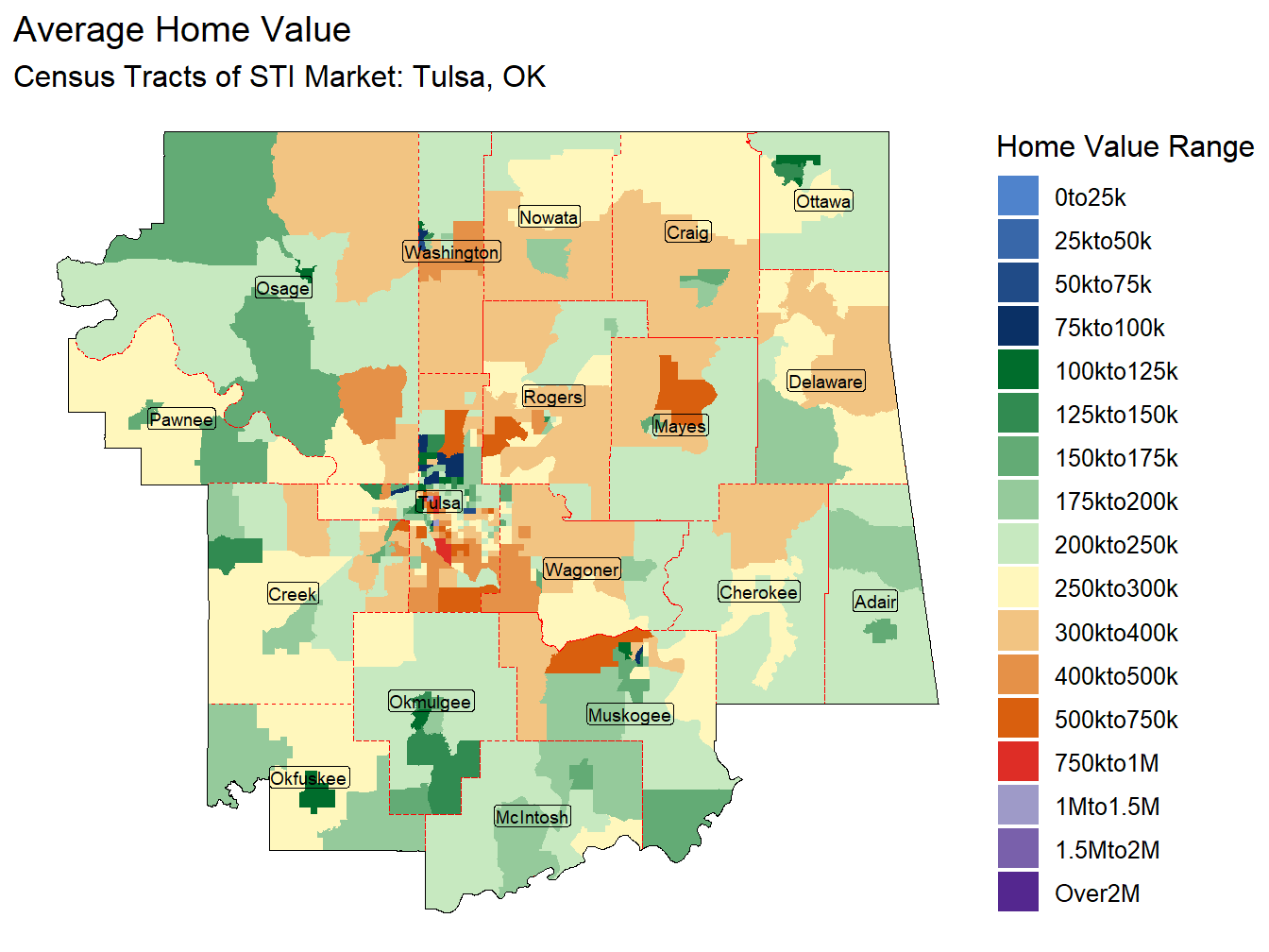 Home Value Thematic