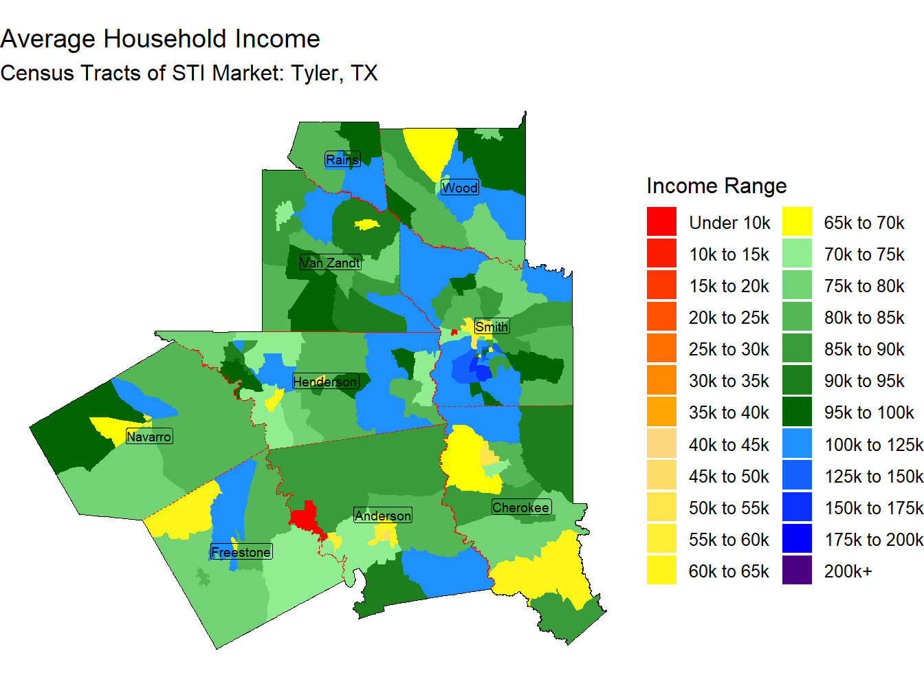 Household Income Thematic