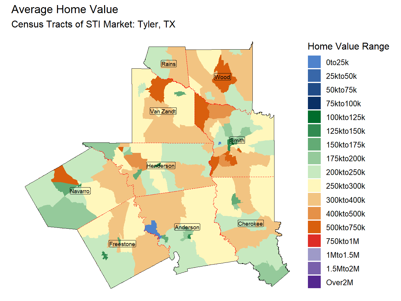 Home Value Thematic