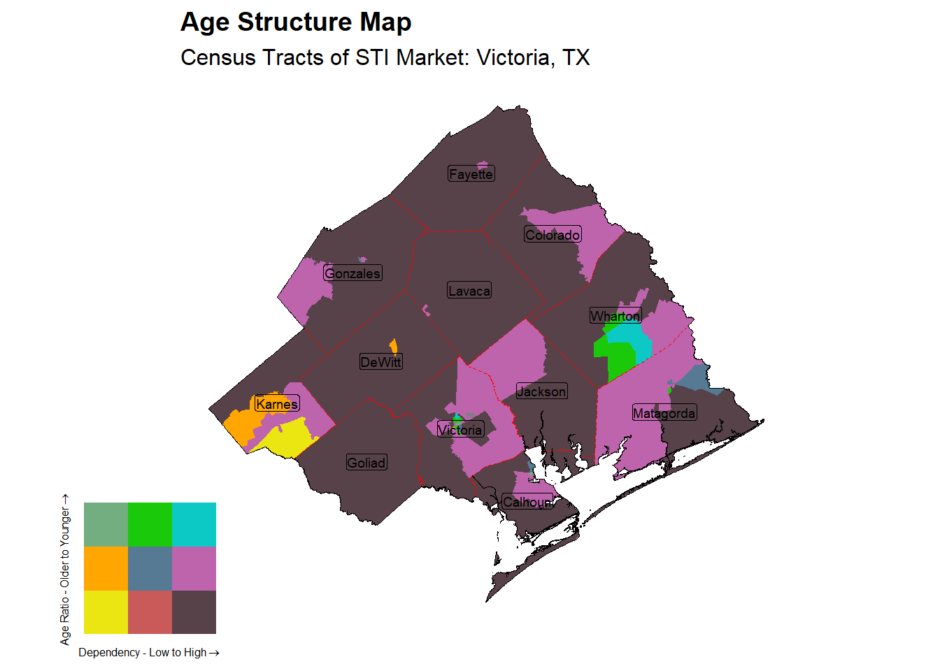 Age Structure Class by Census Tract