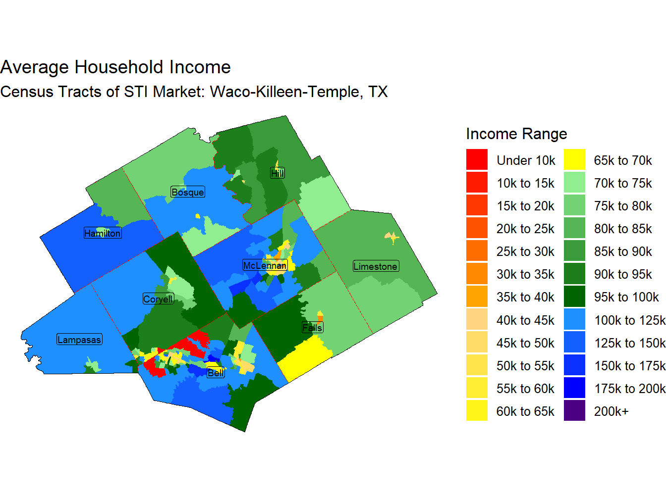 Household Income Thematic