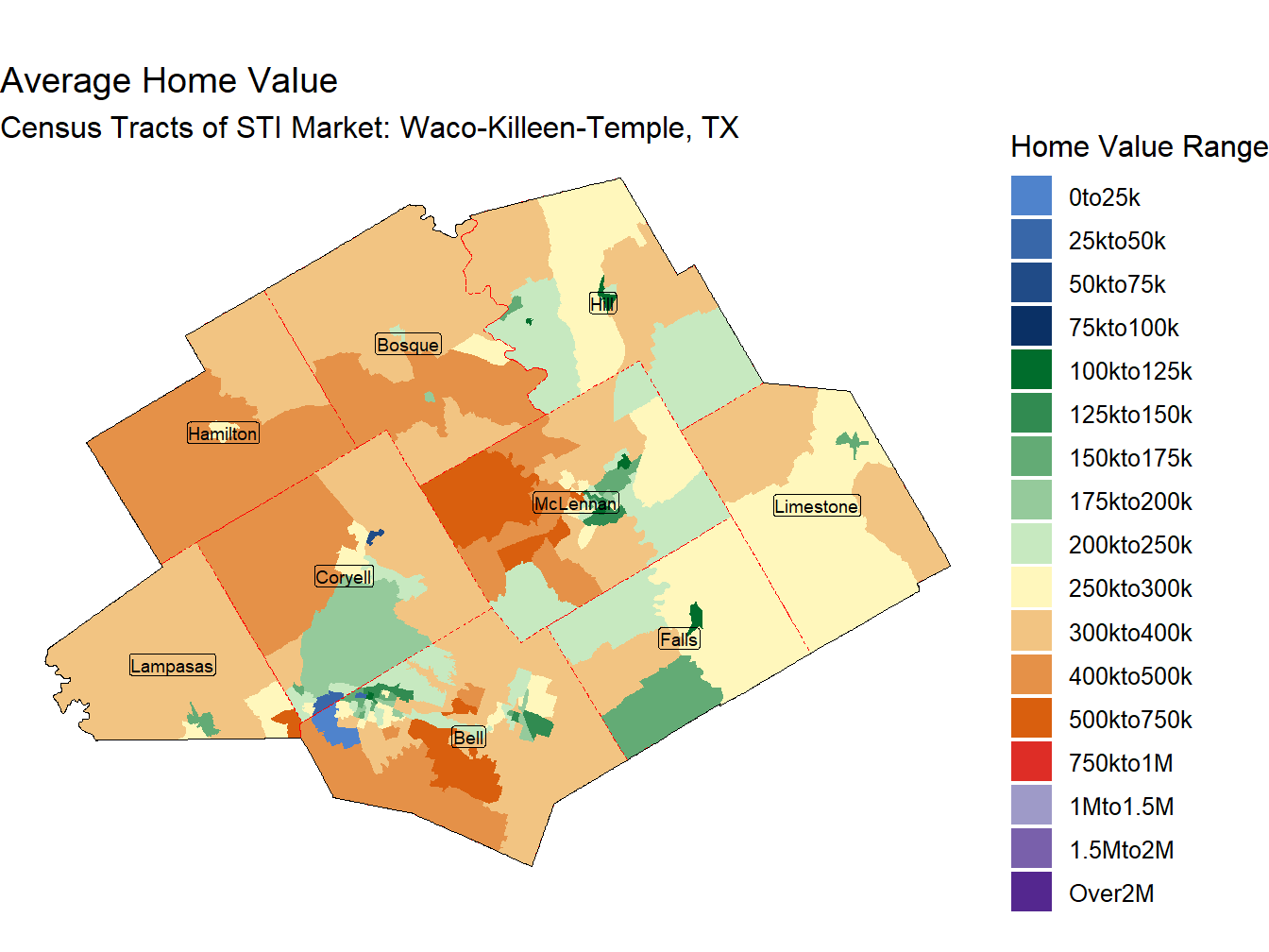Home Value Thematic