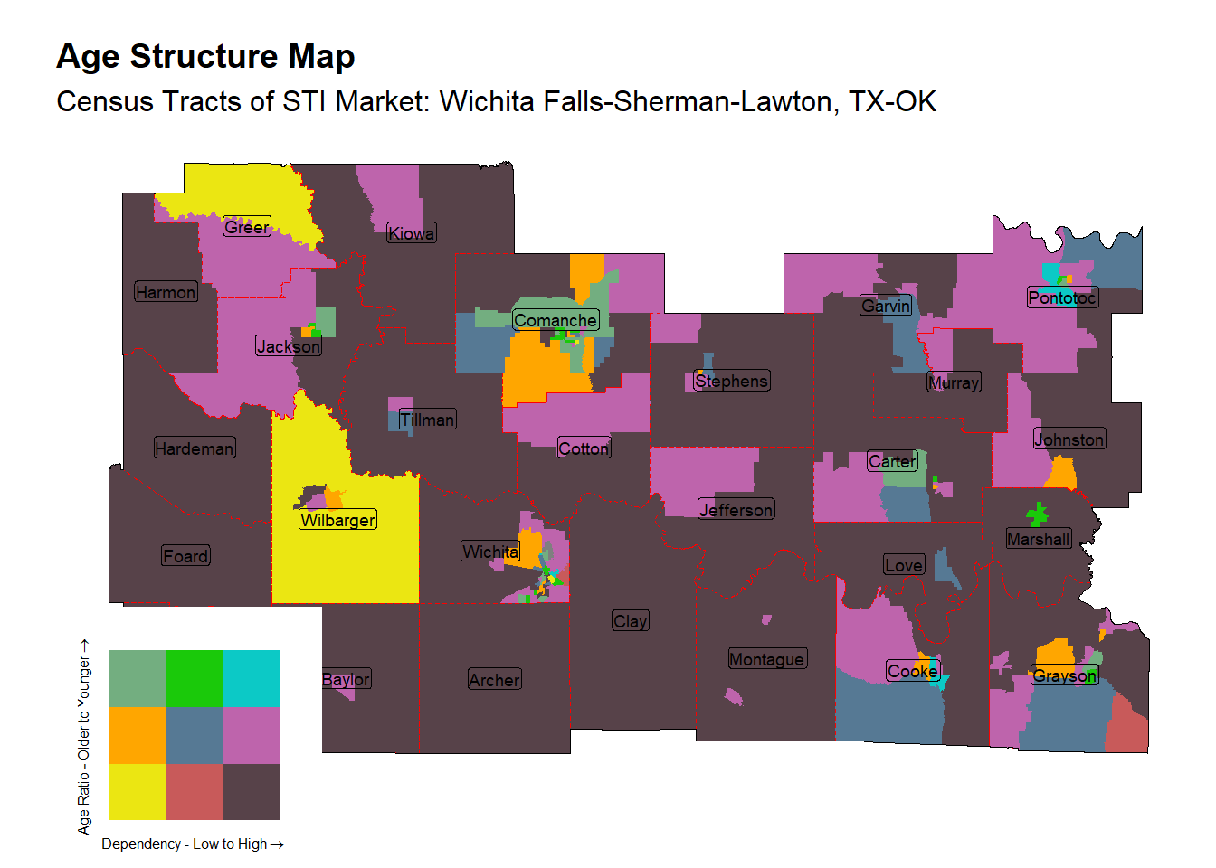 Age Structure Class by Census Tract