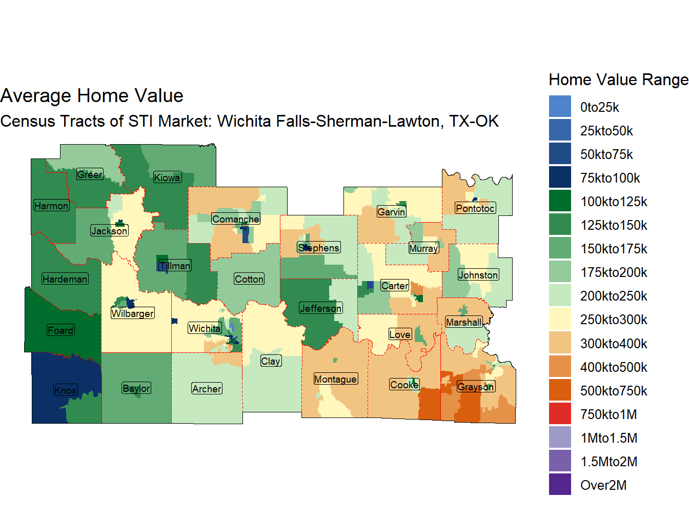 Home Value Thematic