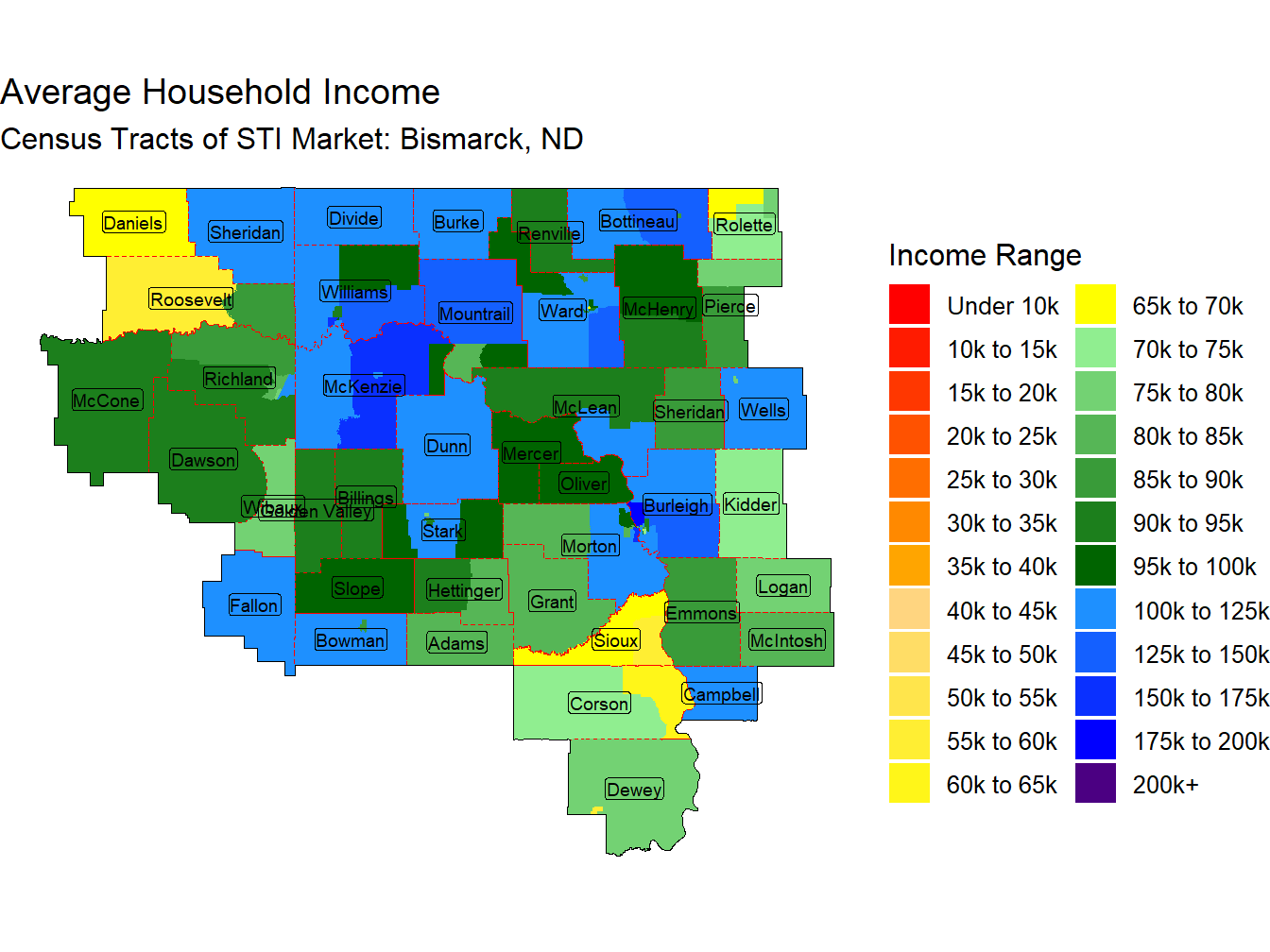 Household Income Thematic
