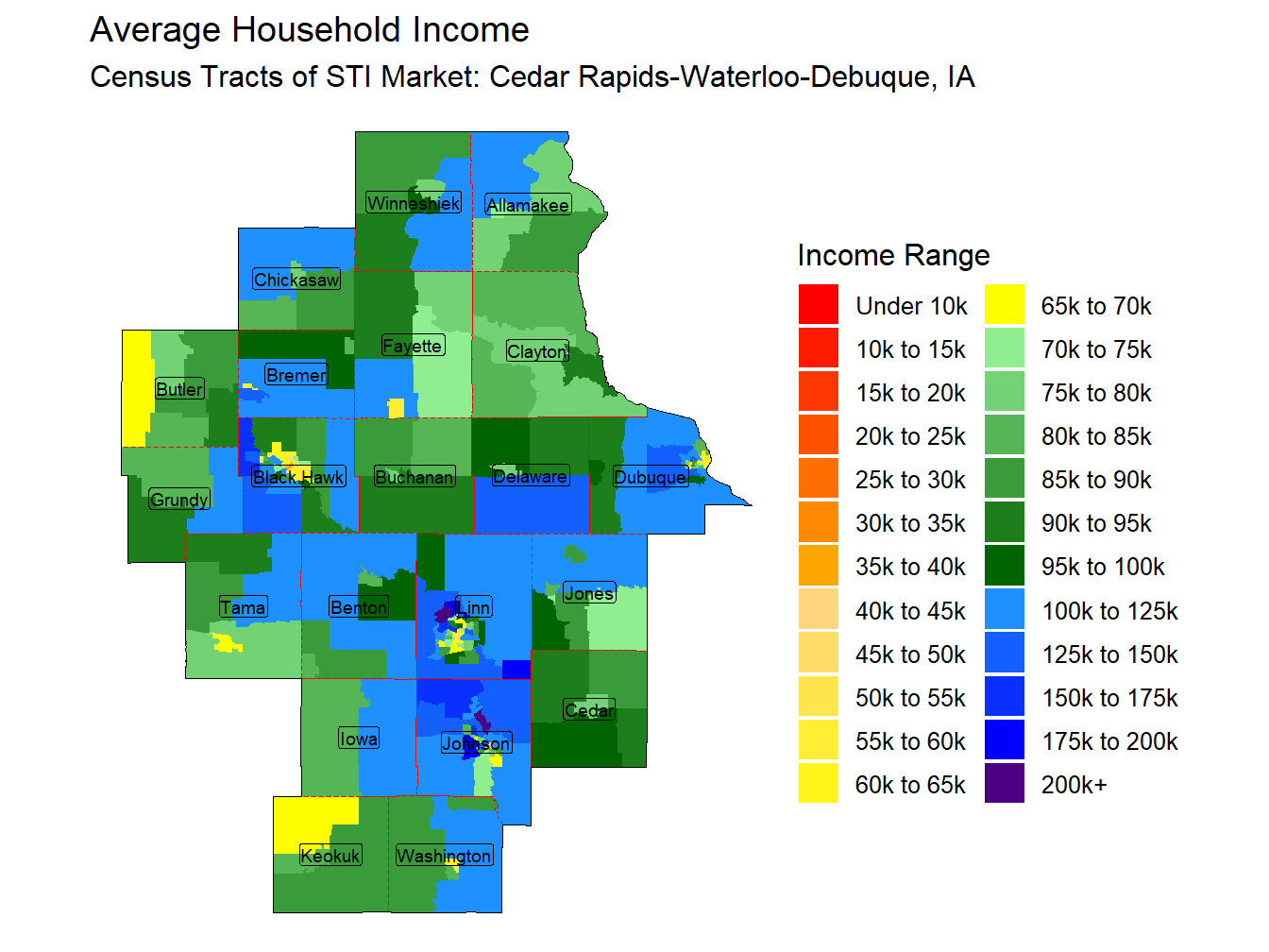 Household Income Thematic