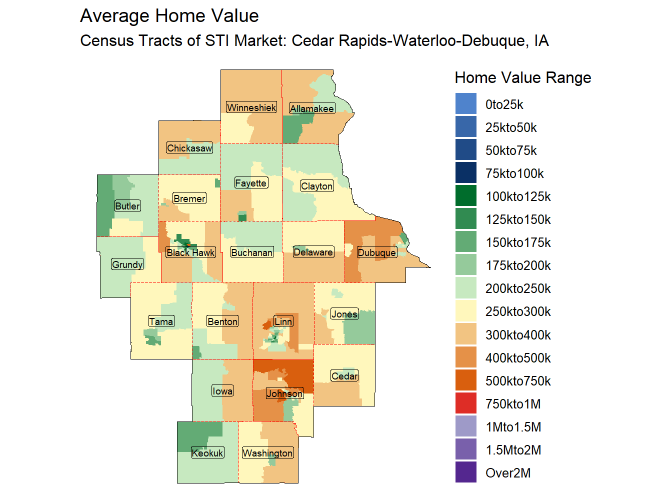 Home Value Thematic