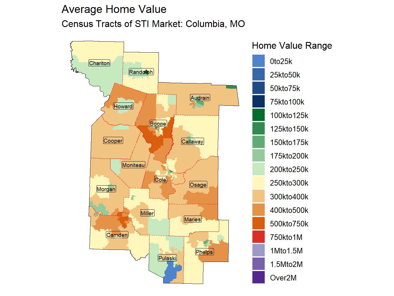 Home Value Thematic