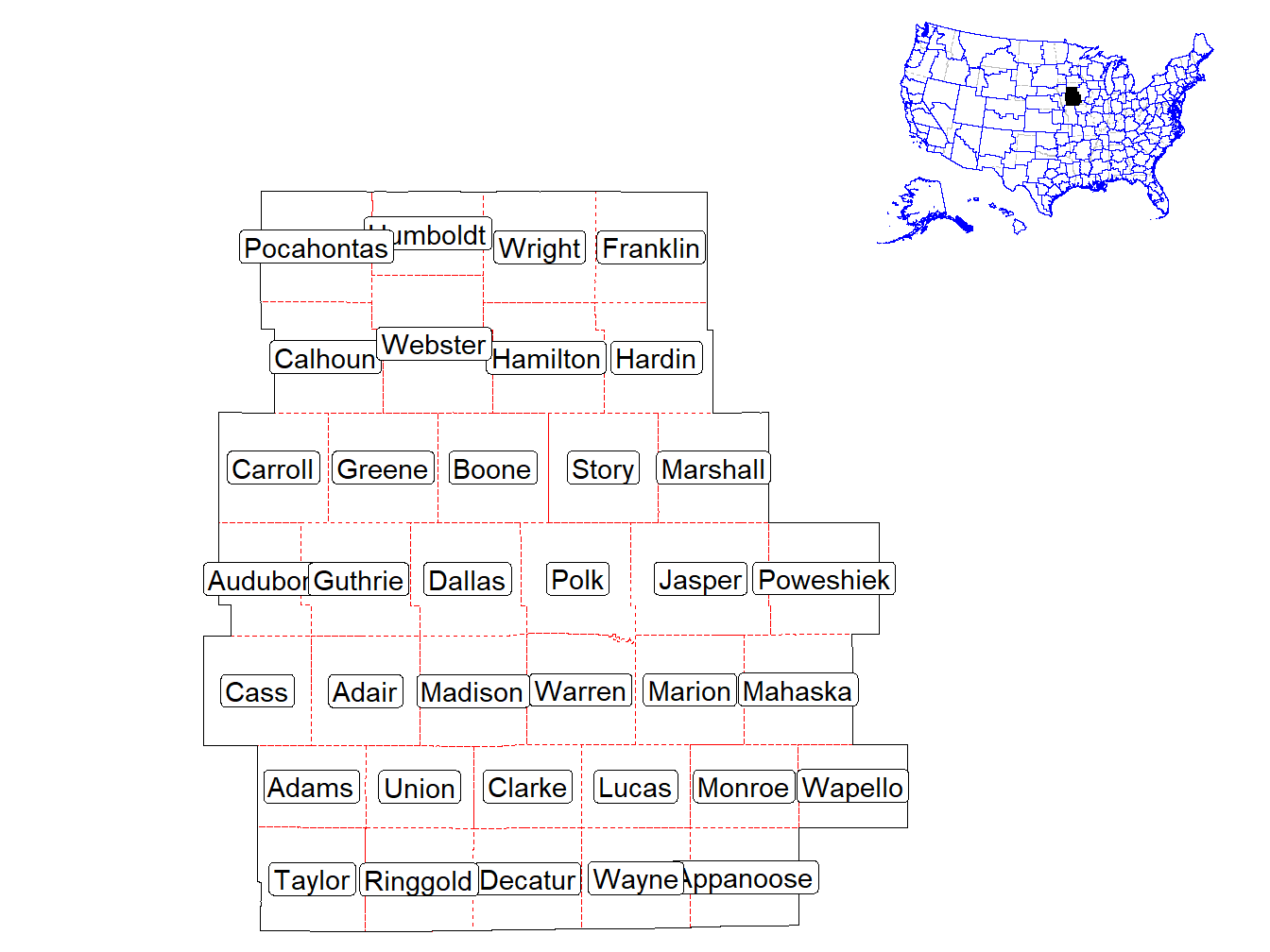 Counties in the Market