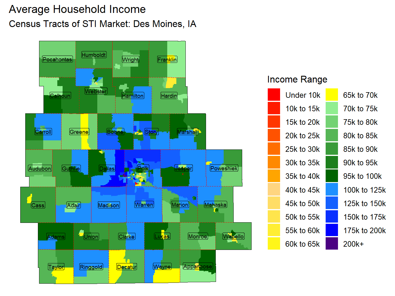 Household Income Thematic