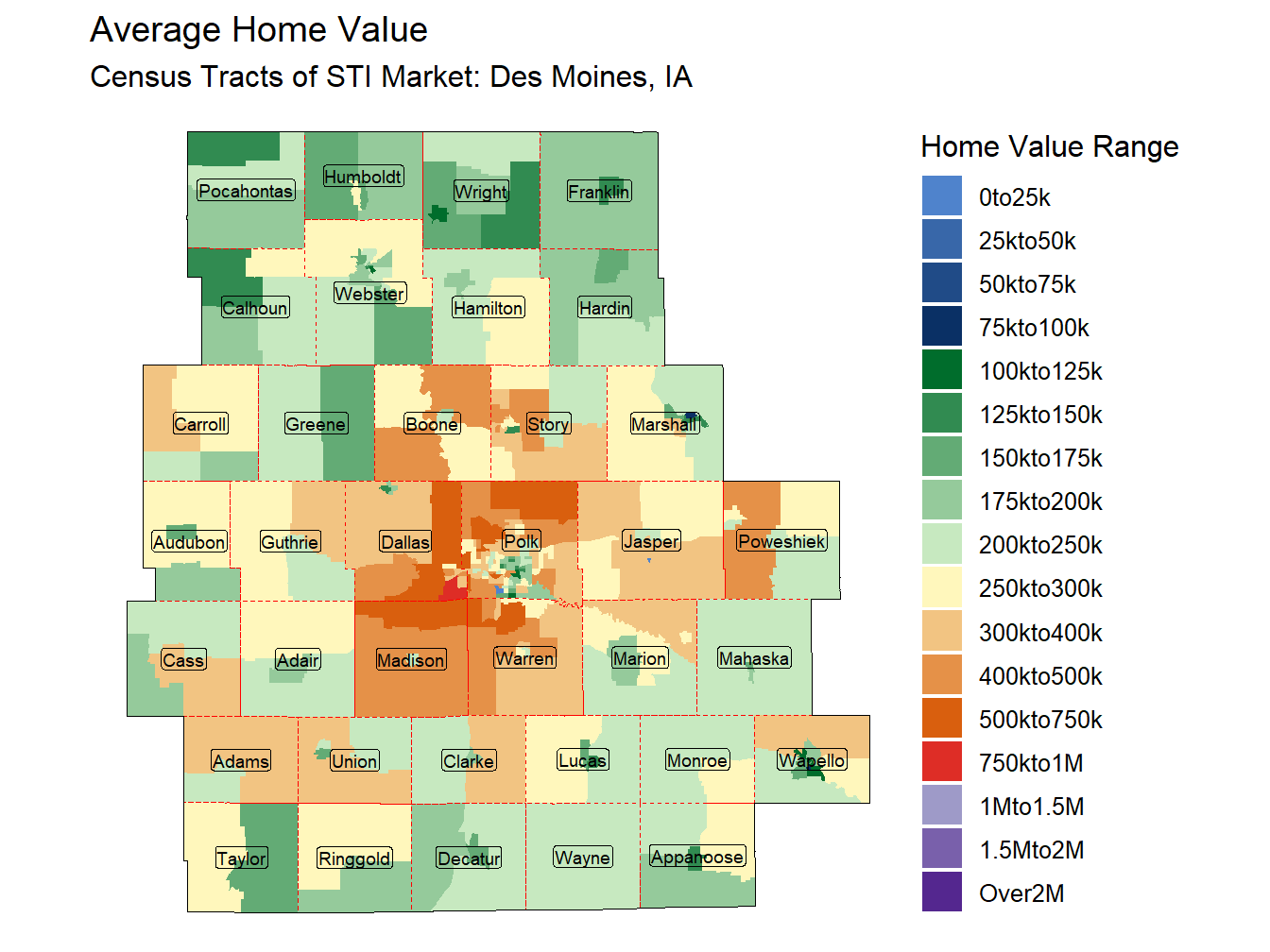 Home Value Thematic