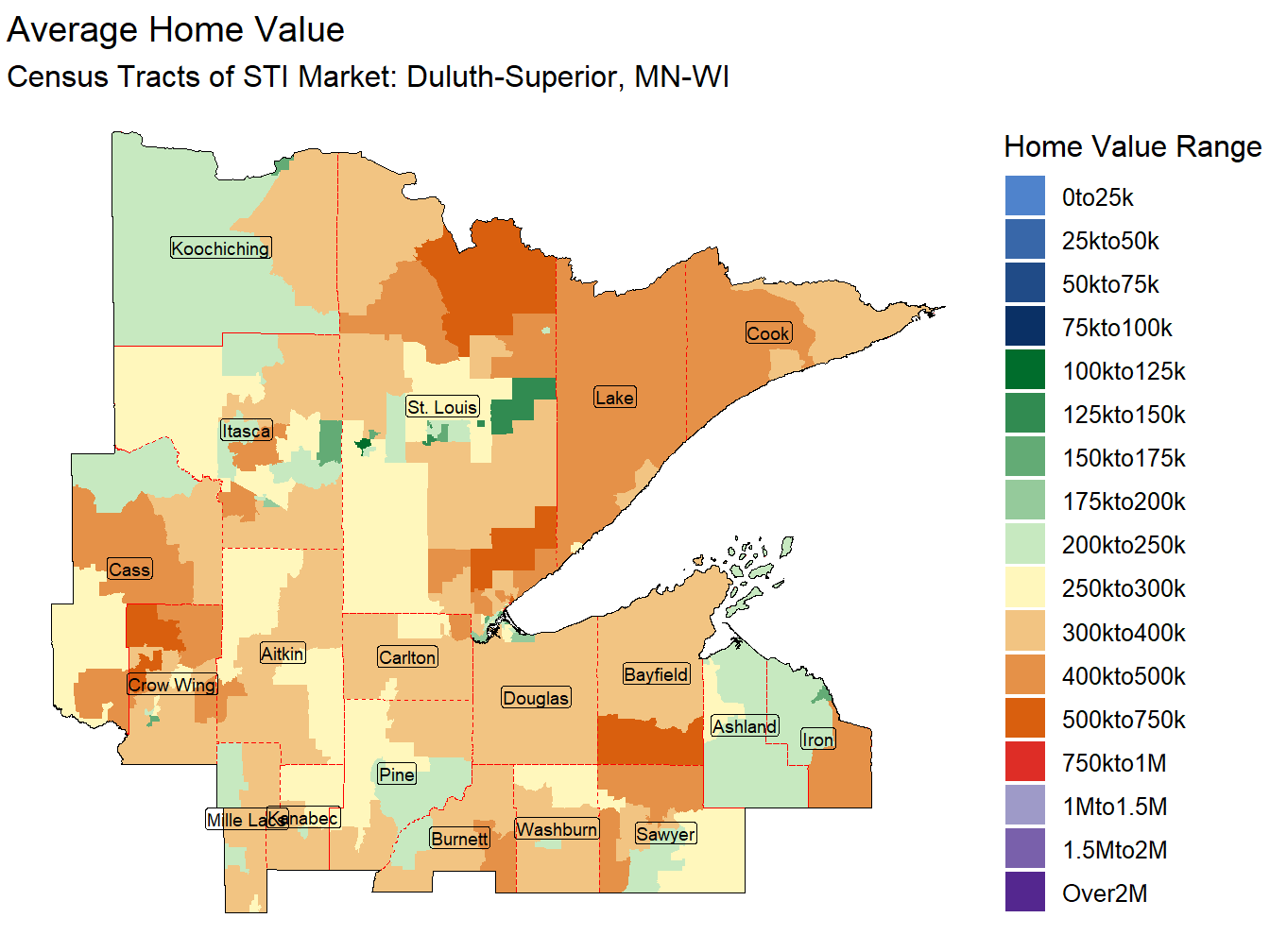 Home Value Thematic