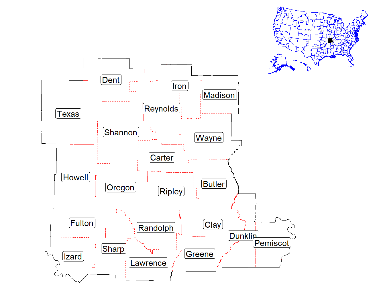 Counties in the Market
