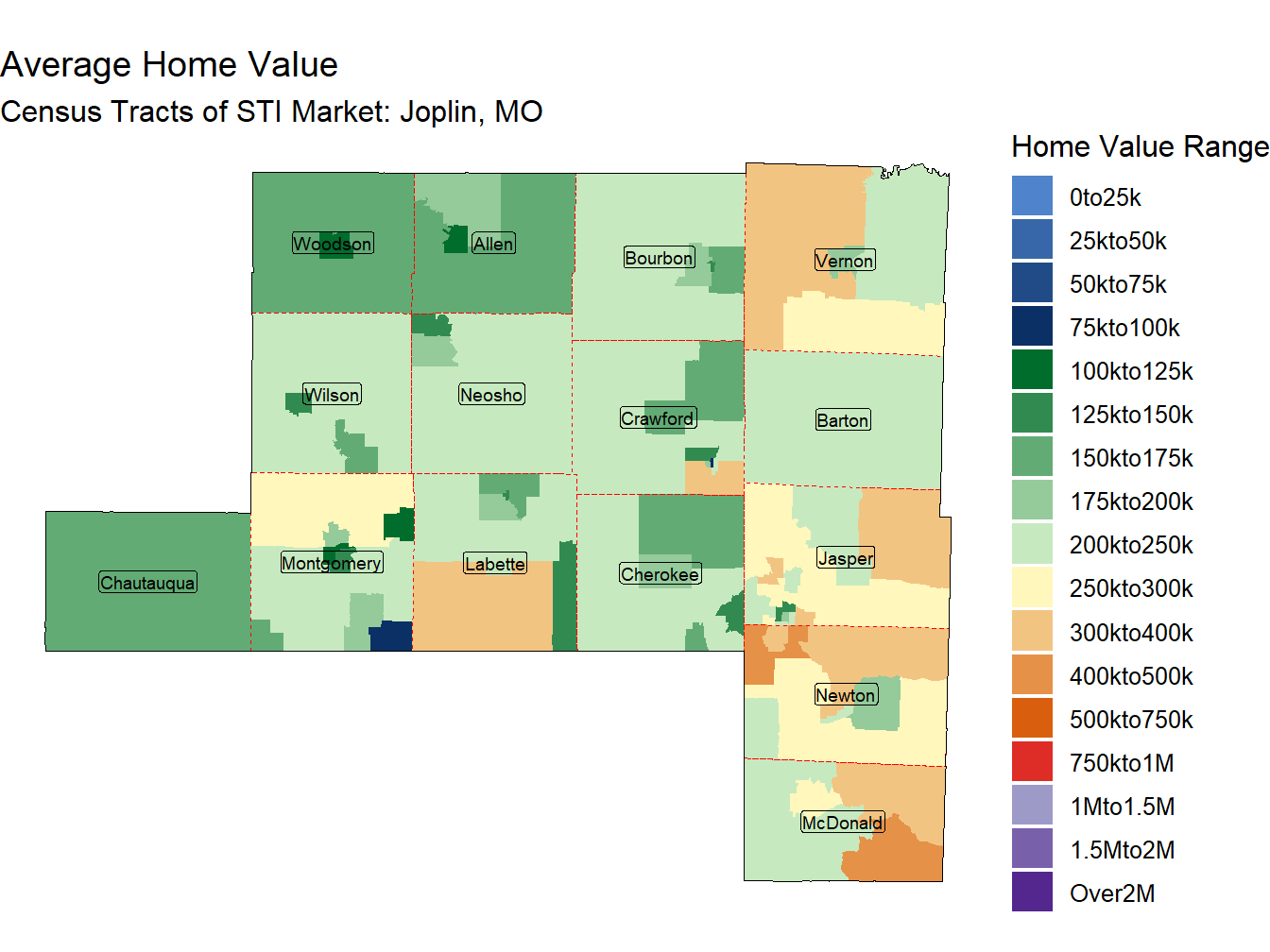 Home Value Thematic