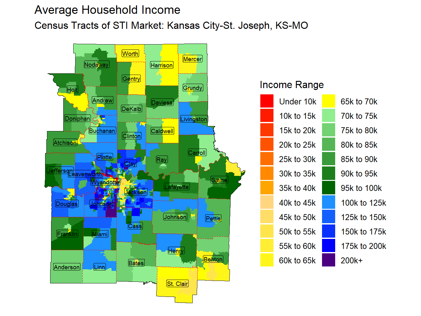 Household Income Thematic
