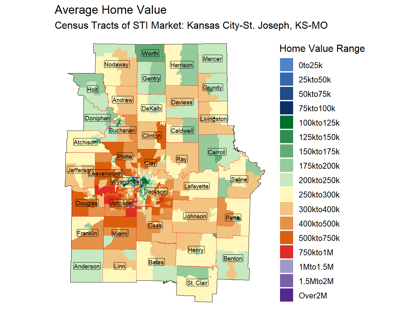 Home Value Thematic
