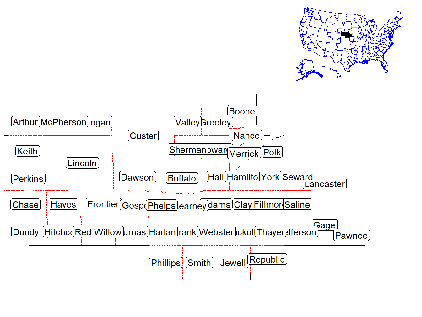 Counties in the Market