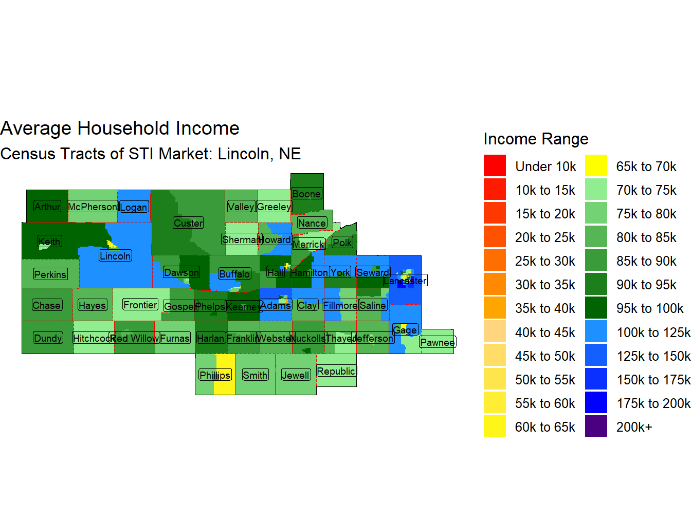 Household Income Thematic