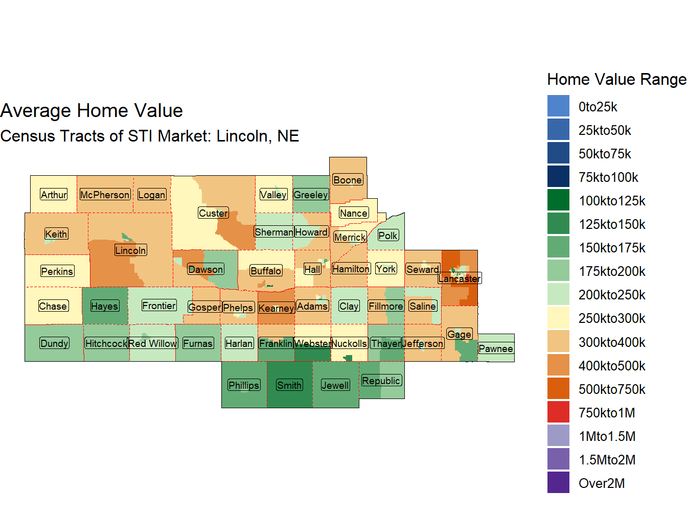 Home Value Thematic