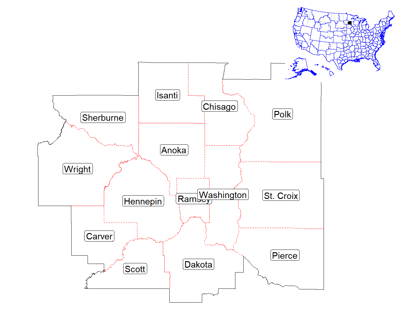 Counties in the Market