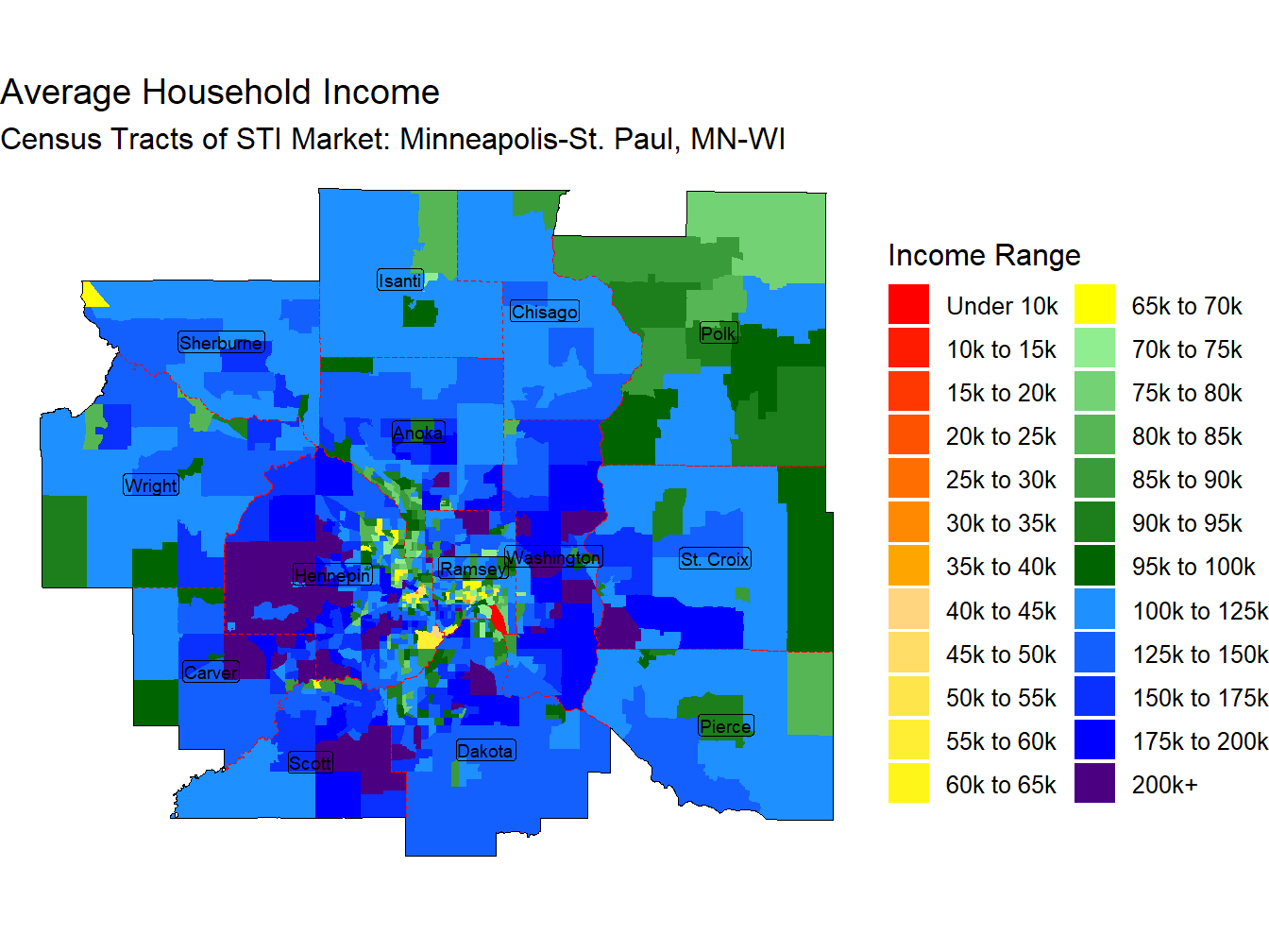 Household Income Thematic