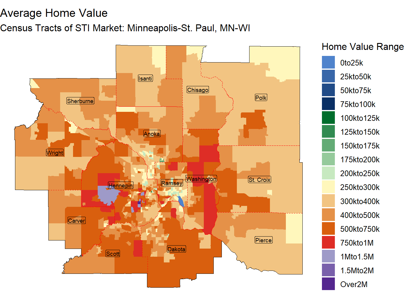 Home Value Thematic