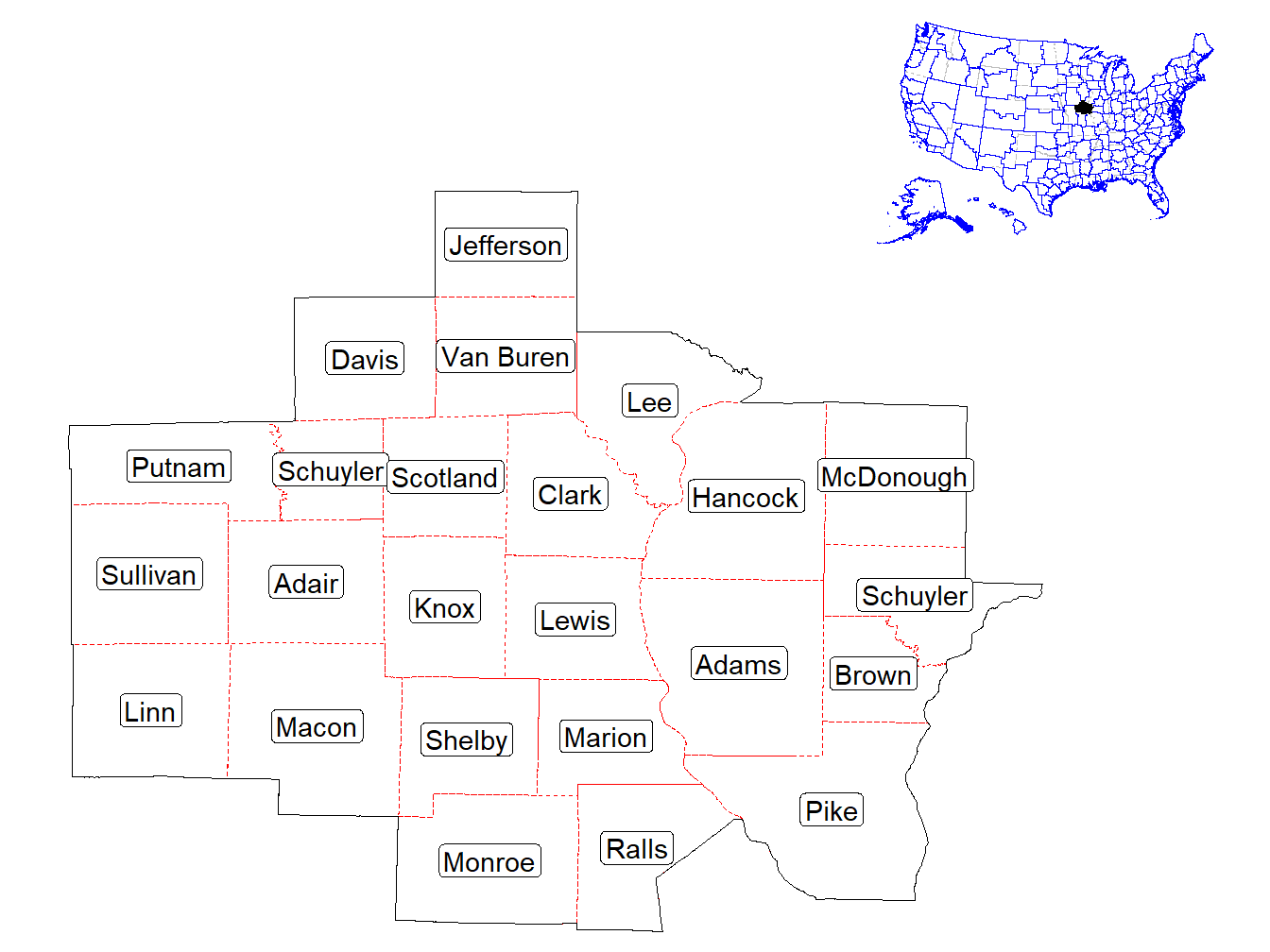 Counties in the Market