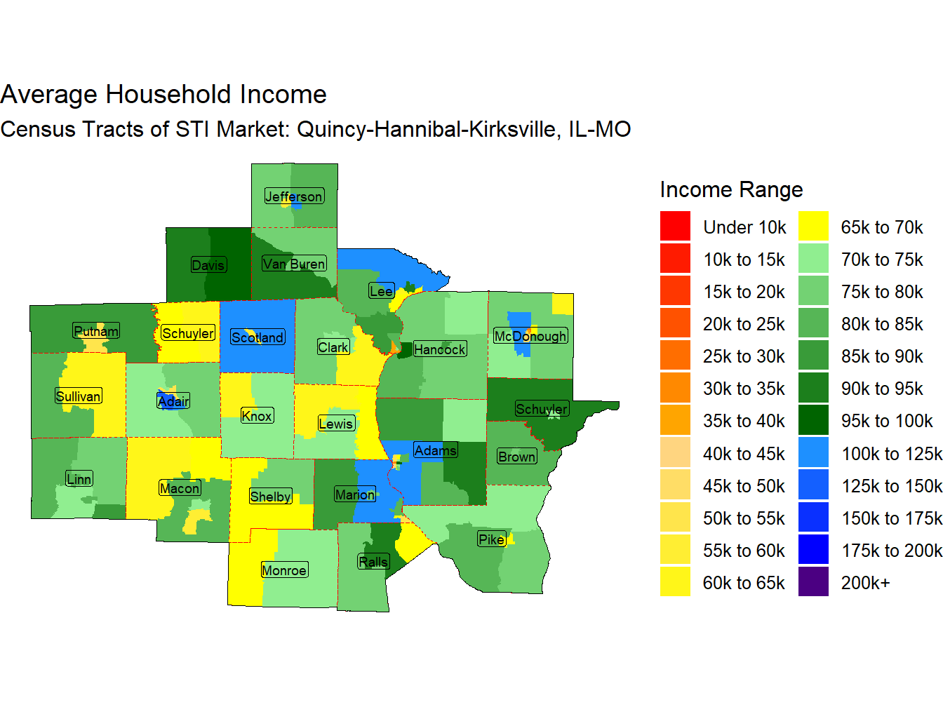 Household Income Thematic