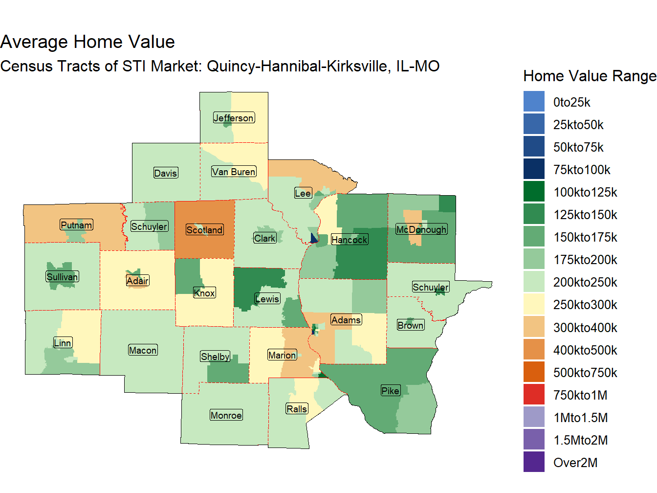 Home Value Thematic