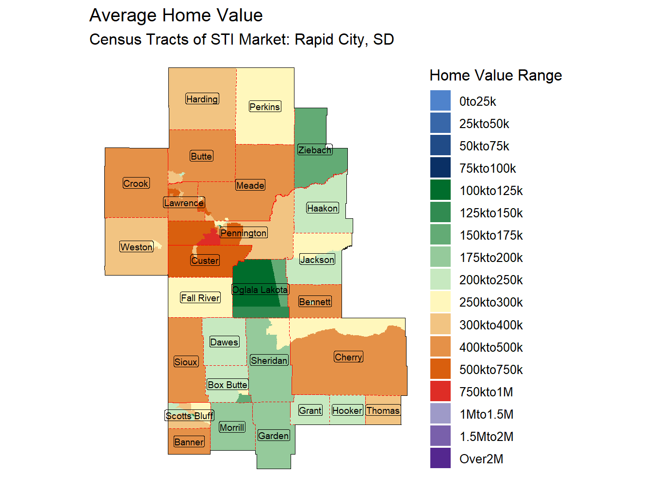 Home Value Thematic