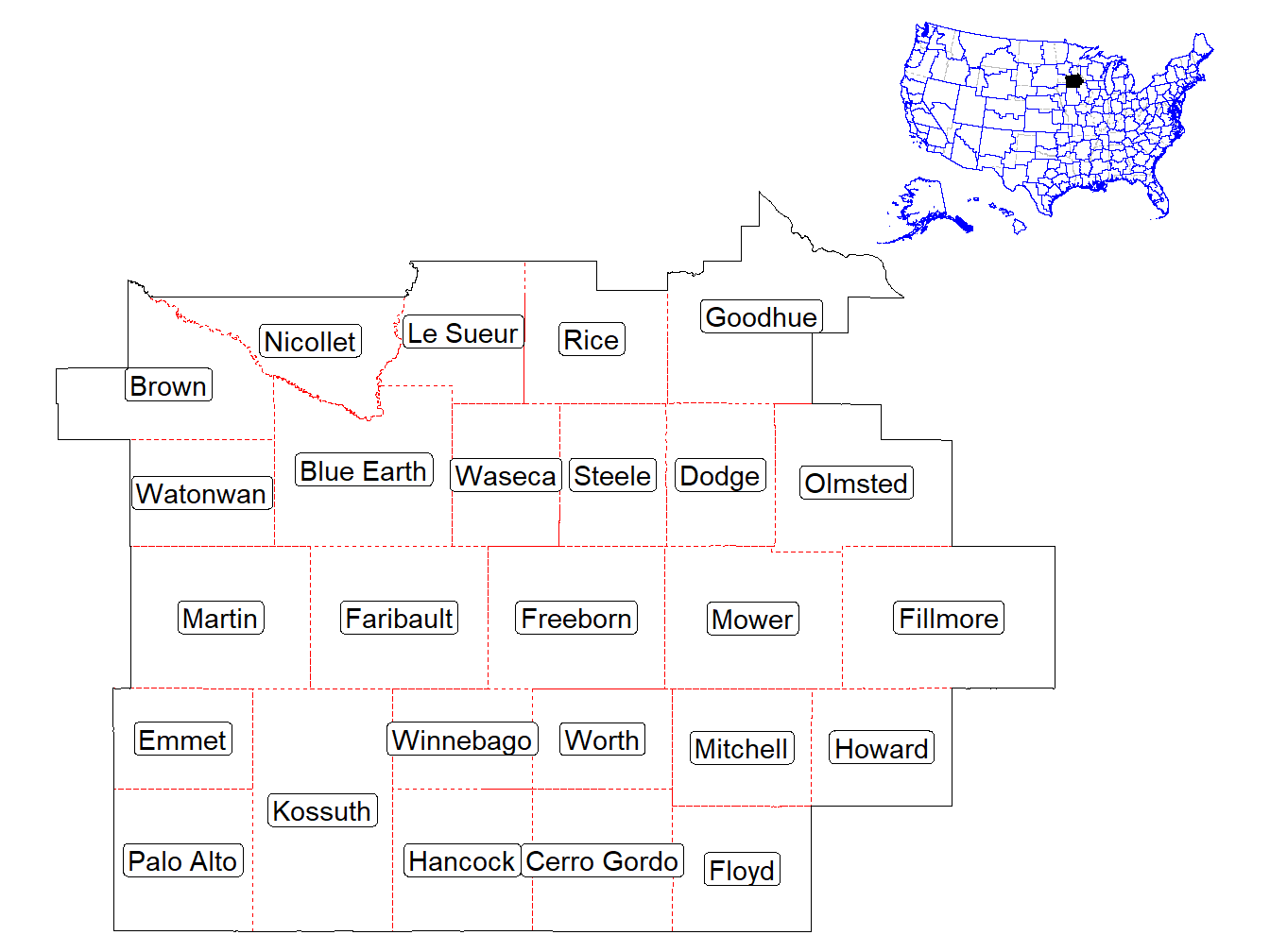 Counties in the Market