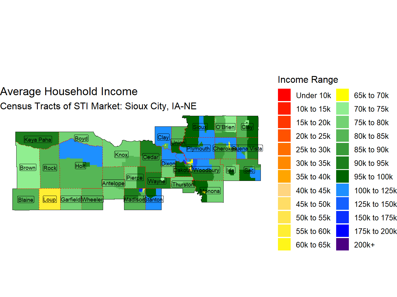 Household Income Thematic