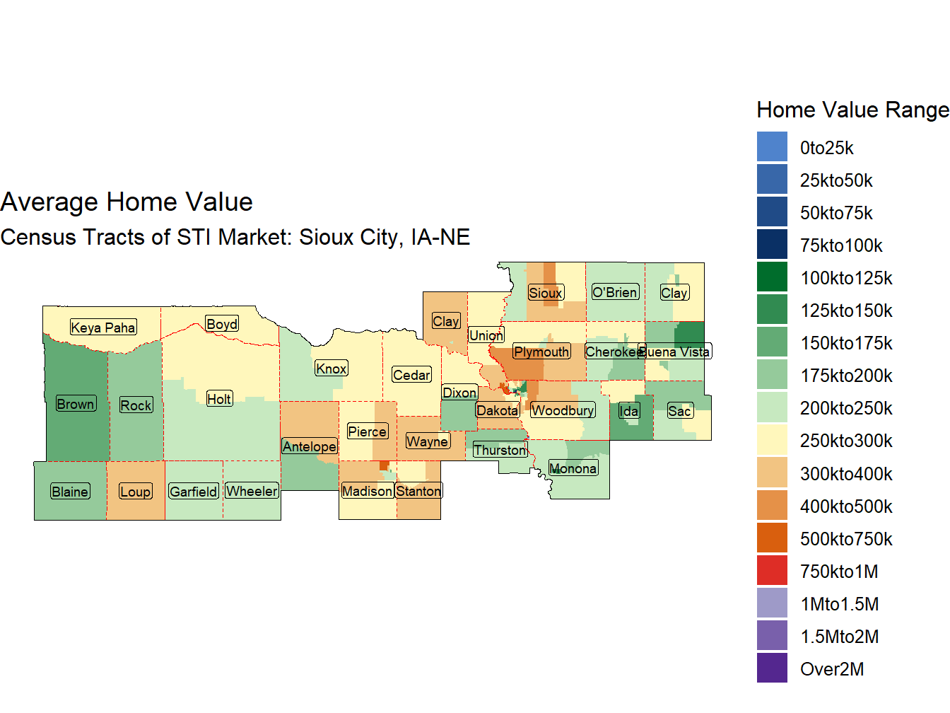 Home Value Thematic