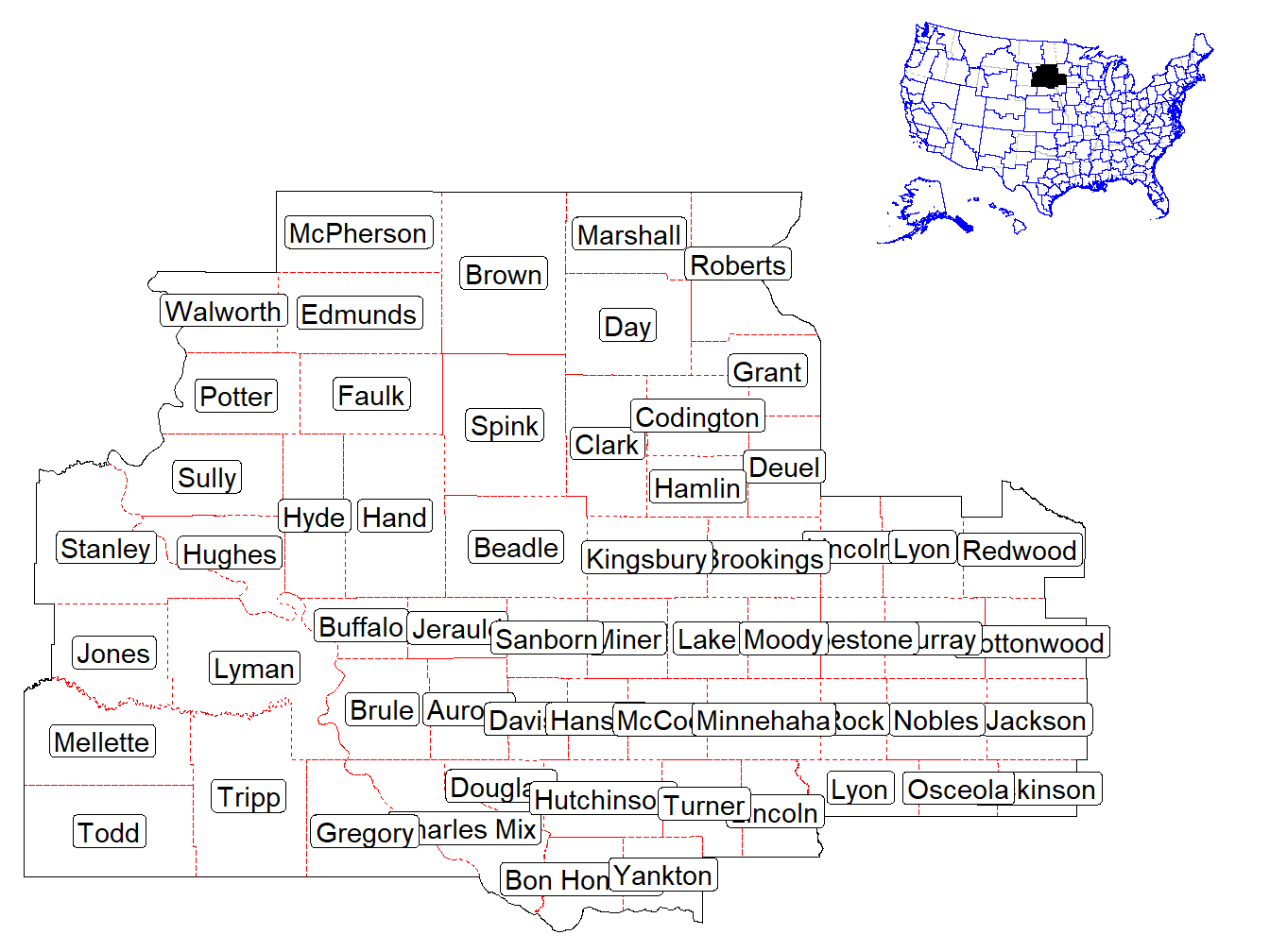 Counties in the Market