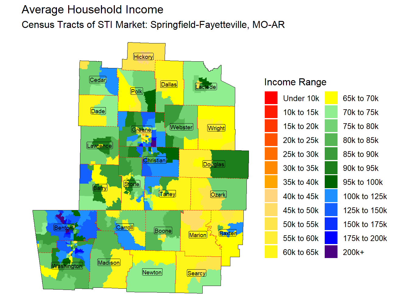 Household Income Thematic