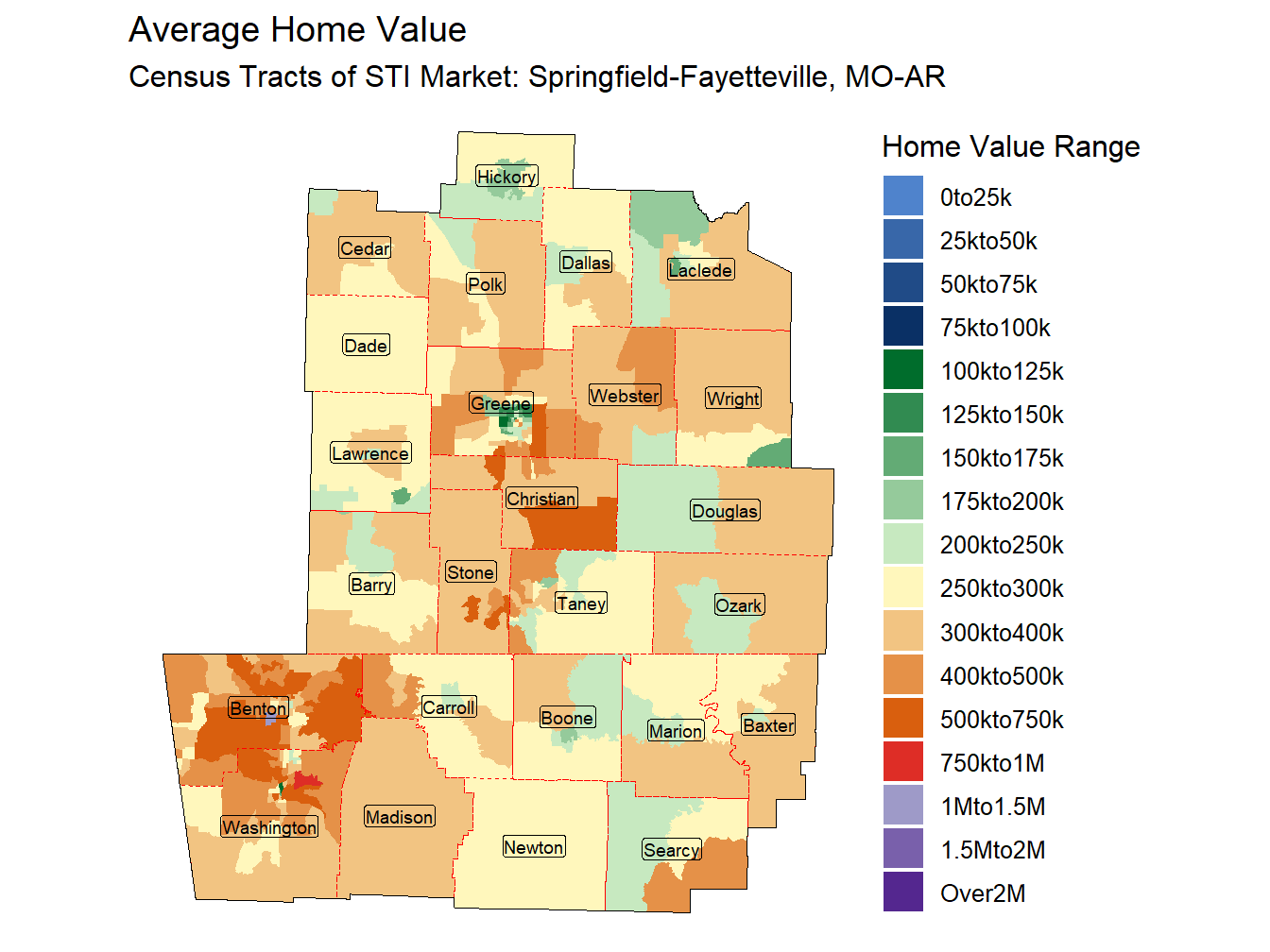 Home Value Thematic