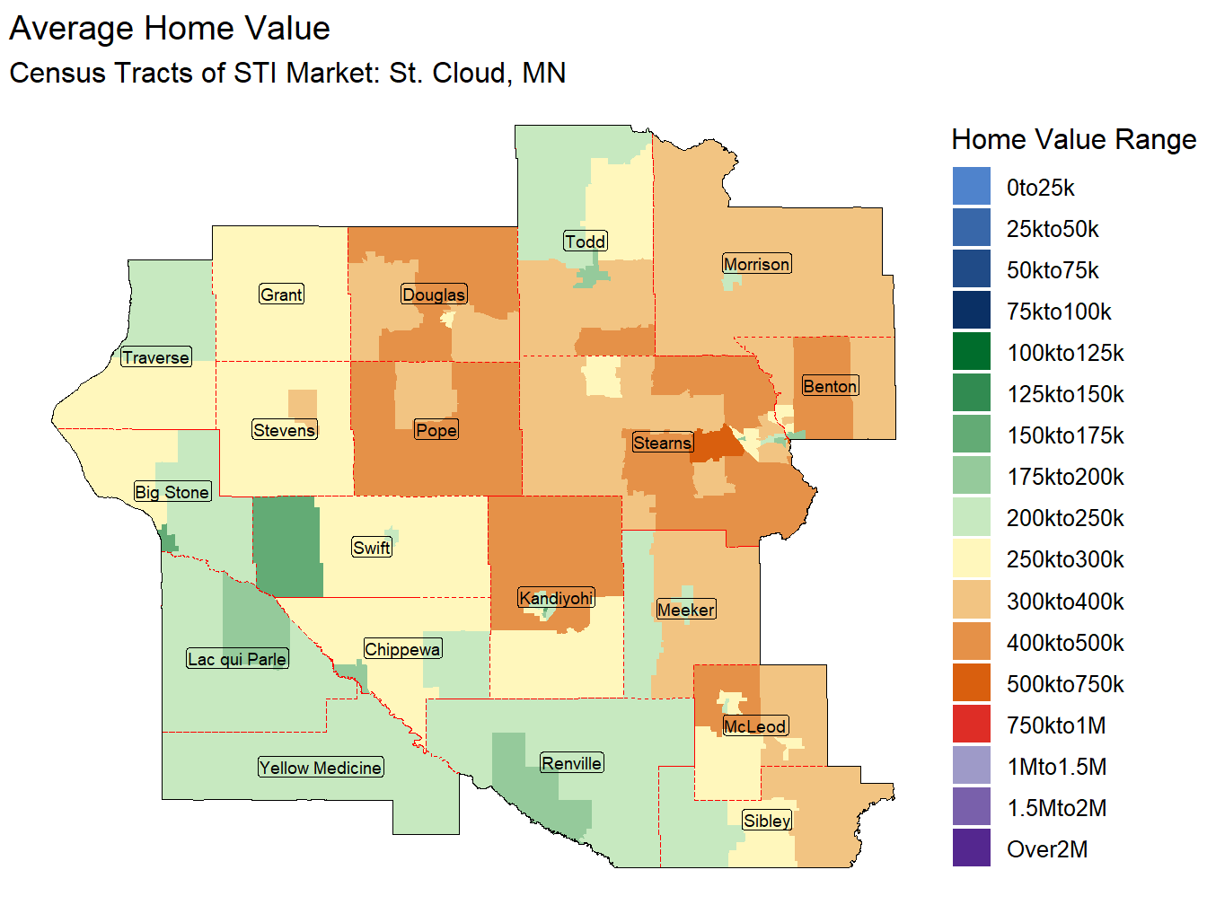 Home Value Thematic