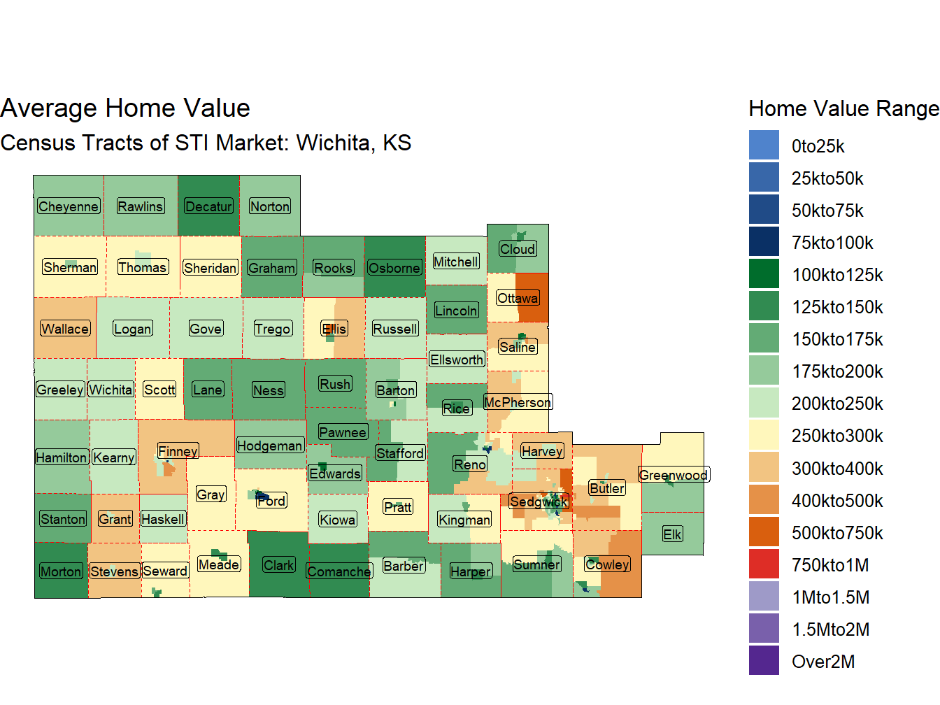 Home Value Thematic