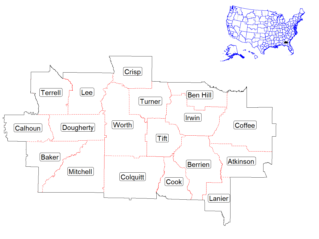 Counties in the Market