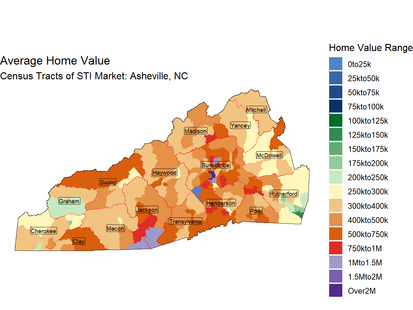 Home Value Thematic